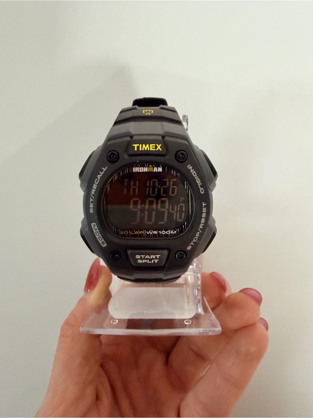 Timex Ironman Digital Watch - Black with Yellow Accents